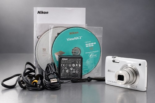Nikon coolpix s4300 white 16mp - nikon,